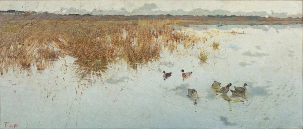 Il lago di Massaciuccoli, 1896